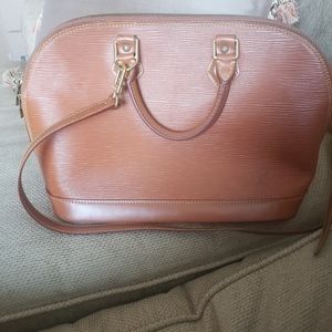 Louise Vuitton Alma Leather vintage handbag